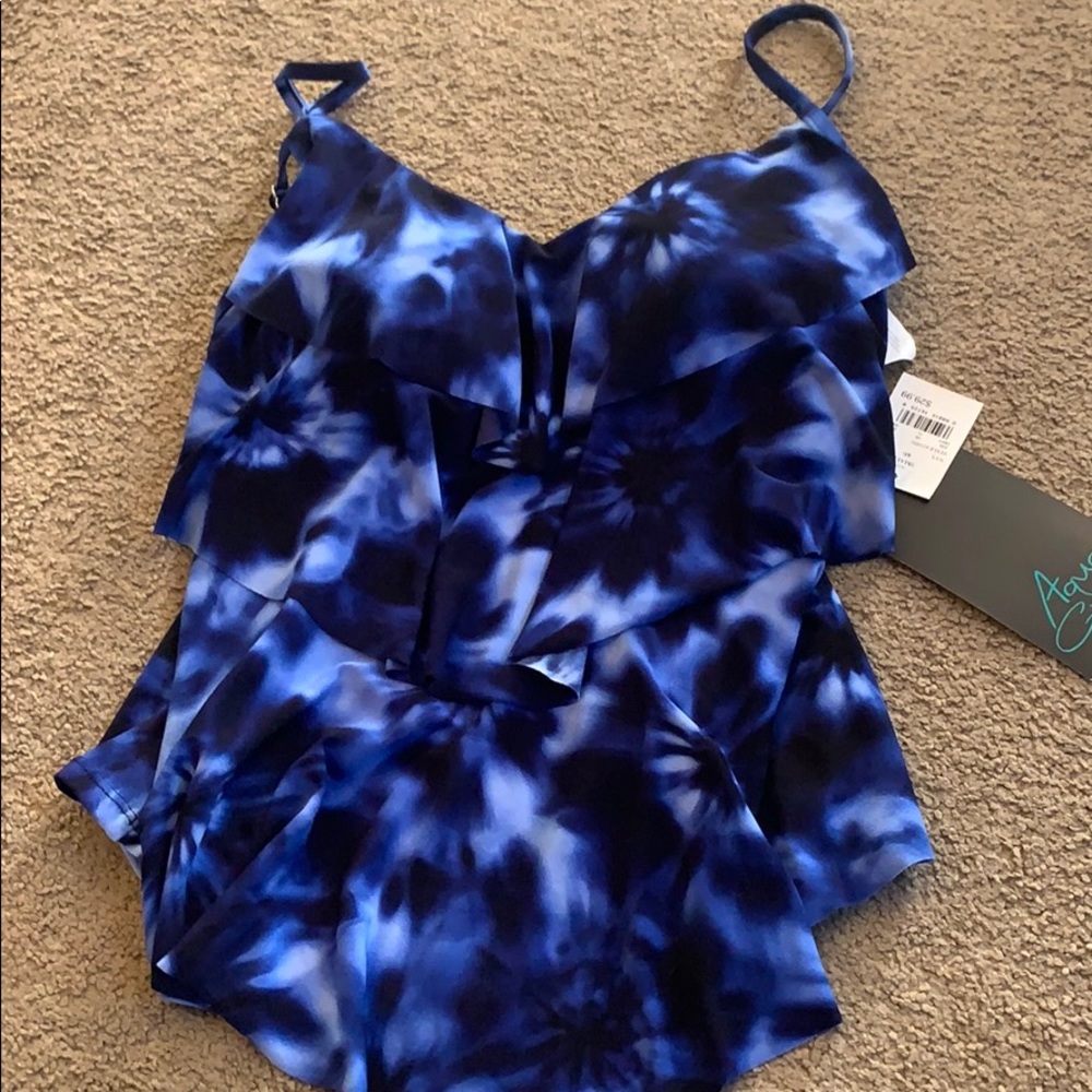 NWT Aqua Green Tankini